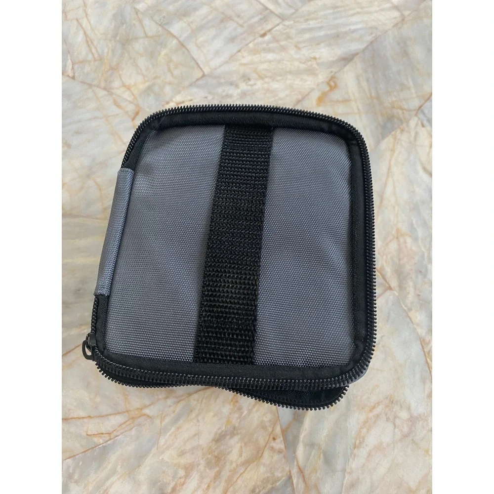 Waterpik Travel Storage Case Gray Nylon Padded Zippered Bag with Mesh Pocket